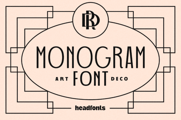 Art Deco Monogram: Elevate Your Brand with This Font