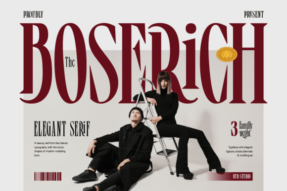 Boserich: Defining Modern Luxury Through Serif Typography
