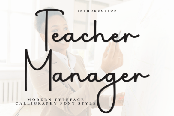 Bringing Holiday Cheer to Your Designs with the Teacher Manager Font