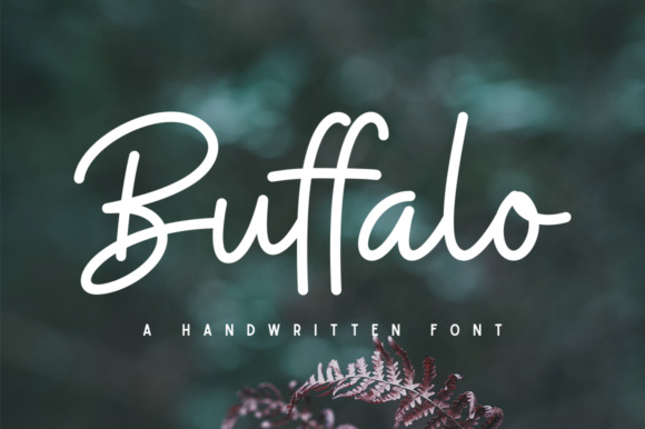 Buffalo: A Handwritten Font for Creative Projects