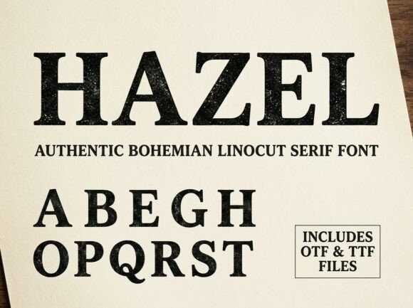 Capture the Soul of Craftsmanship: How the Hazel Font Redefines Authentic Branding