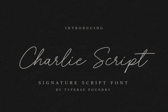 Charlie Script: Authentic Typography for Personal Branding
