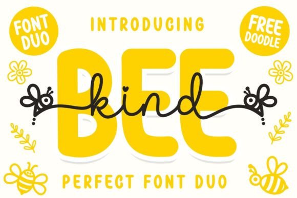 Designing with Delight: Unlocking the Potential of the Bee Kind Duo Font