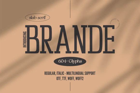 Elevating Visual Identity: The Strategic Role of the Brande Font in Modern Design