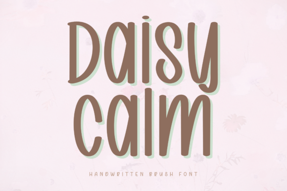 Embrace Digital Serenity with the Daisy Calm Font