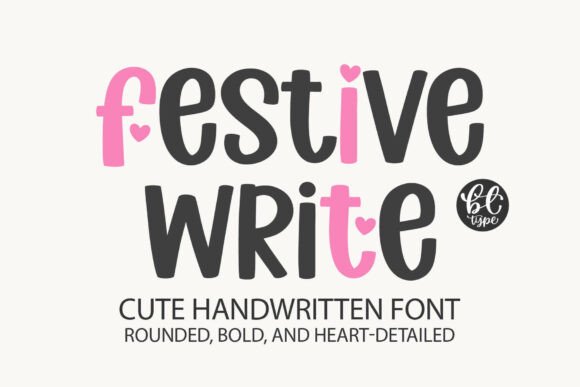 Festive Write: Adding a Touch of Heart to Your Handwritten Designs