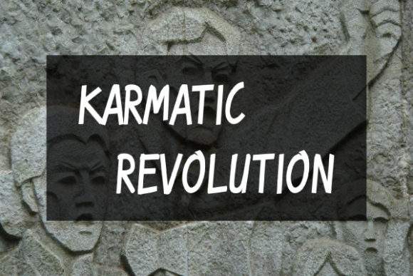 Karmatic Revolution: The Sans Serif Font That Adds a Golden Touch to Your Designs