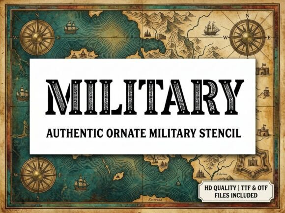 Military Font: Commanding Authority in Type Design
