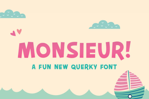 Monsieur: A Playful Font for Creative Brands