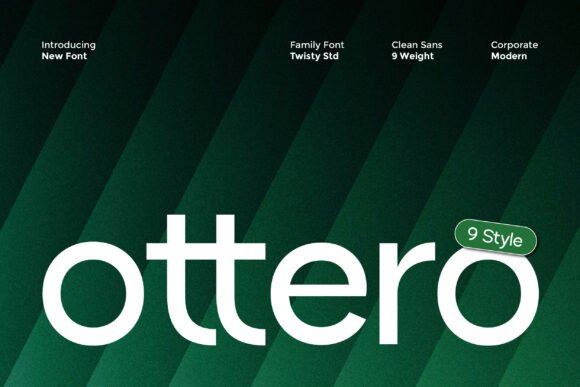 Ottero: The Modern Sans Serif for Clarity and Professional Design