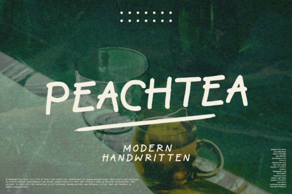 Peachtea: A Practical Look at a Modern Handwriting Font