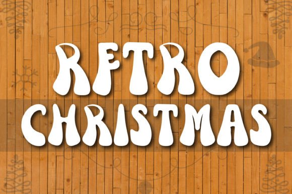 Retro Christmas: The Ultimate Display Font for Festive & Vintage Designs