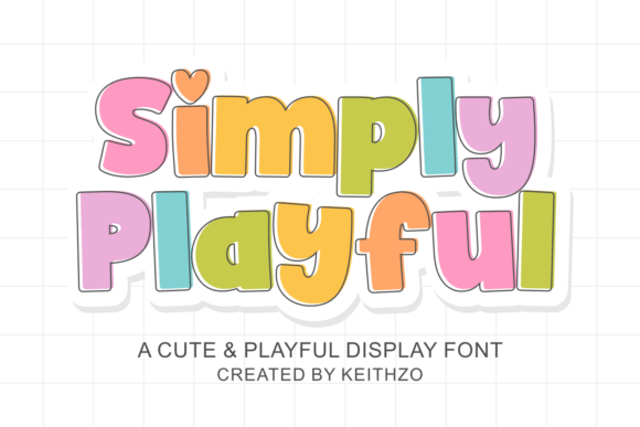 Simply Playful: Unleashing Joyful Creativity with a Retro-Modern Display Font