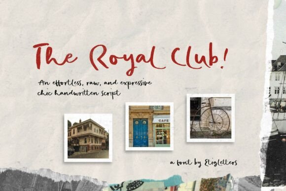 The Royal Club: Discovering the Elegance and Versatility of a Modern Handwritten Font