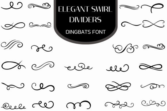 Transforming Text with Elegant Swirl Dividers